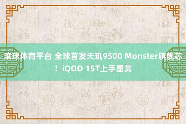 滚球体育平台 全球首发天玑9500 Monster旗舰芯！iQOO 15T上手图赏